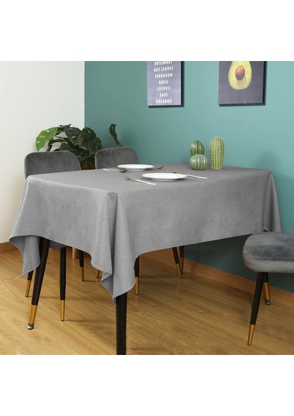 145*300CM Klasik Tarzda Masa Örtüsü (Açık Gri) (Yurt Dışından) modelleri