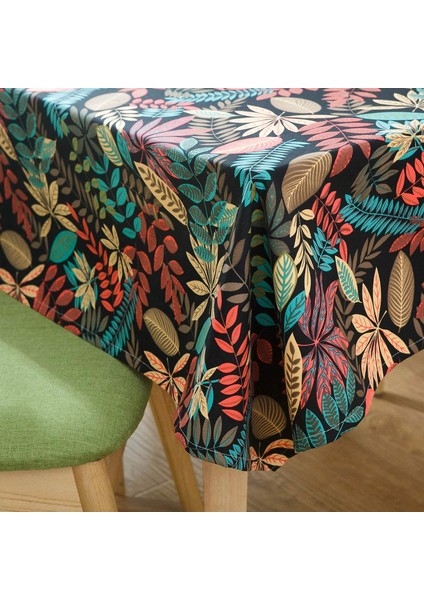 140X220CM Tuval Üzerine Baskı ile Kaplanmış Masa Örtüsü (Yurt Dışından)