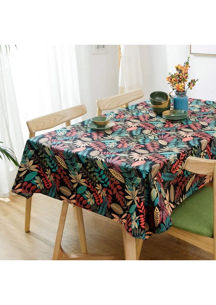 140X220CM Tuval Üzerine Baskı ile Kaplanmış Masa Örtüsü (Yurt Dışından) fiyatları