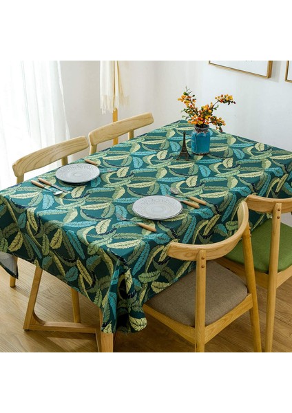 140X180CM Yaprak Desenli Masa Örtüsü (Yurt Dışından) fiyatları