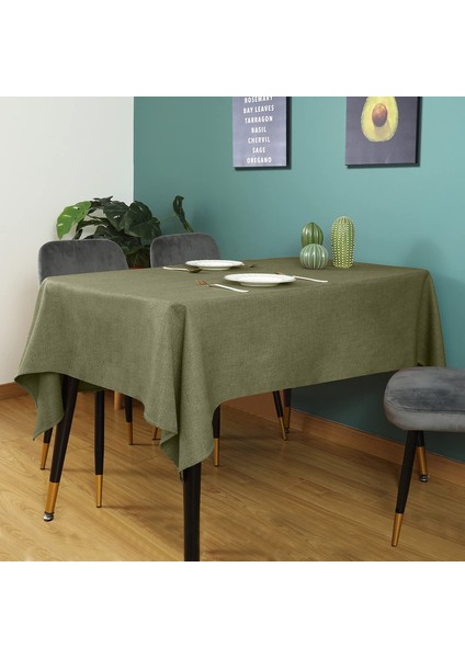 140*240CM Klasik Tarzda Masa Örtüsü (Yeşil) (Yurt Dışından) modelleri
