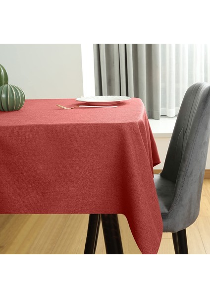 145*300 cm Klasik Tarz Masa Örtüsü (Tuğla Kırmızısı) (Yurt Dışından) fiyatları