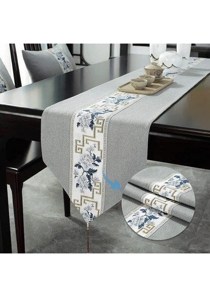 Yeni Çin Masa Bayrağı (Gri, 33X160CM) (Yurt Dışından) modelleri