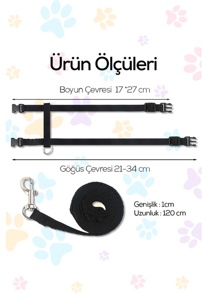 Kedi Göğüs Tasması Gezdirme Seti Pembe