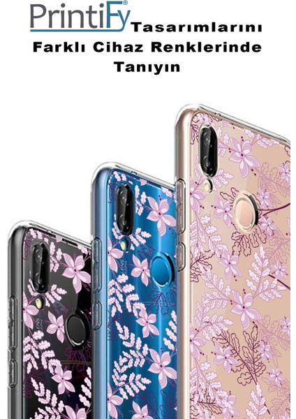 Apple iPhone 8 Plus Uyumlu Kapak Floral Colors Tasarımlı Şeffaf Silikon Kılıf fırsatları