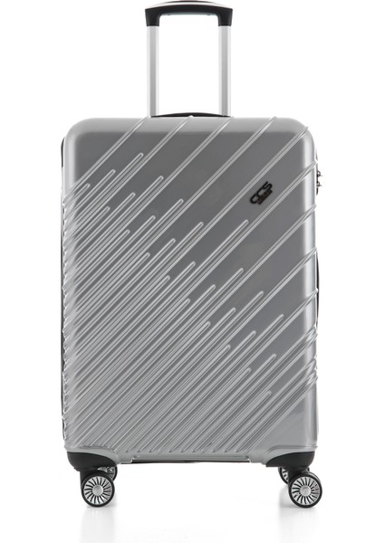 Gümüş 5234 Polikarbon Büyük Boy Valiz