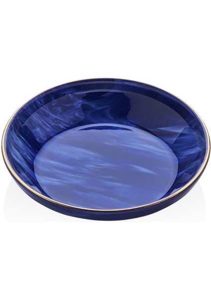 Istanbul Blue Wind Tekli Çukur Tabak 18CM