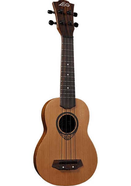 Glu TKU10S Tiki Soprano Natural Ukulele