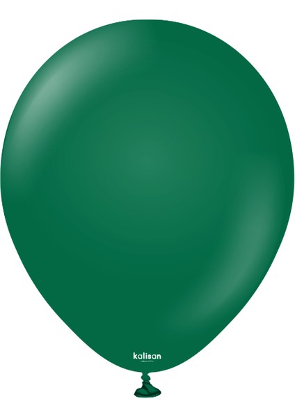 Parti Zamanı Kalisan 12" 30CM Koyu Yeşil Balon 100 Adet