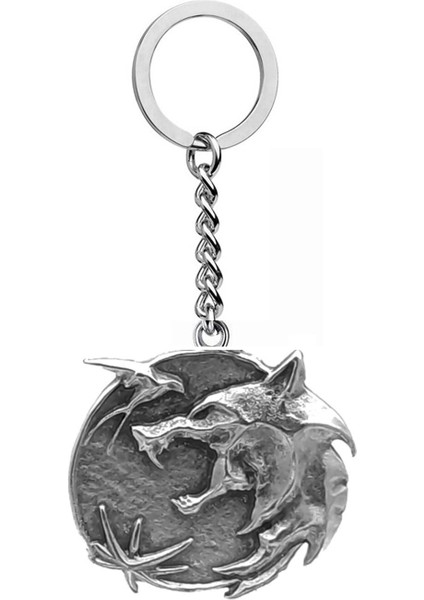 The Witcher Kurt Kabartmalı Madalyon Anahtarlık fiyatları