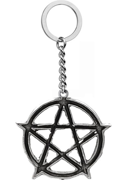 Vika (Wicca) Pentagram Anahtarlık