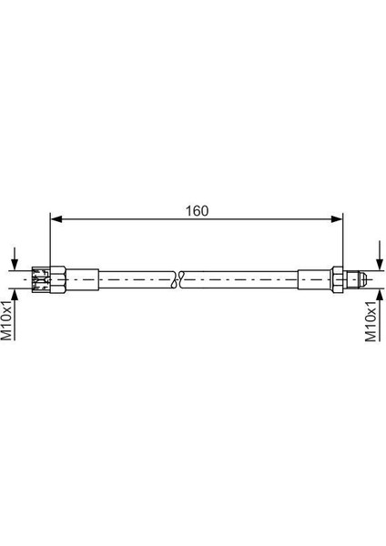 A80 Fren Hortumu Arka 88-92 [bosch] [893611775A]