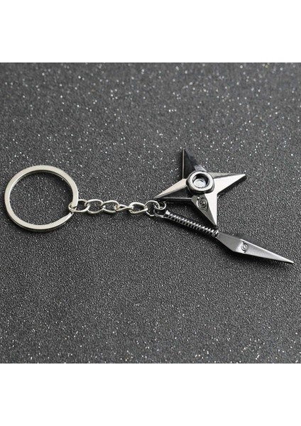 Anime Naruto Kuno ve Shuriken Weopons Anahtarlık