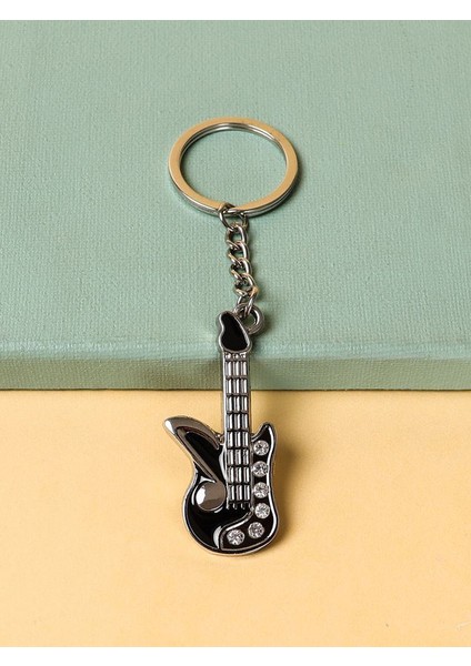 Gitar Taşlı Anahtarlık