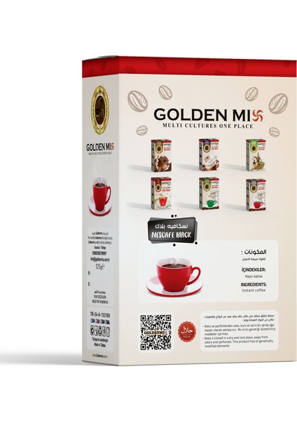 Goldenmix Nescafe Black 125 gr