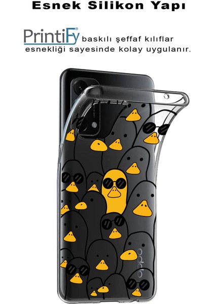 Apple iPhone 8 Uyumlu Kapak Duck Tasarımlı Şeffaf Silikon Kılıf fiyatları