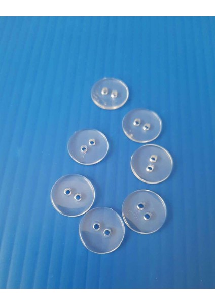 Düğme Seffaf 1,5 cm 1 Paket 25 Adet
