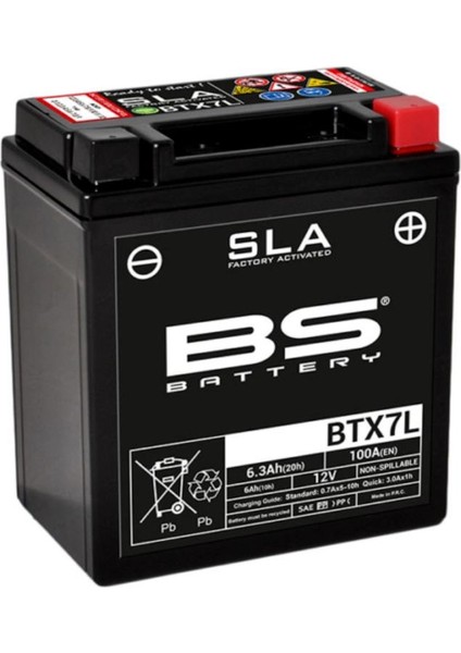 BTX7L Sla 2004-2017 Honda Cbf 150 Uyumlu Akü Jel Akü