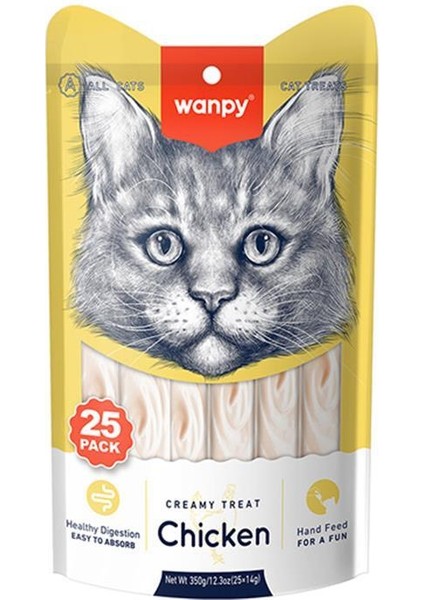Tavuklu Sıvı Krema Kedi Ödülü 25X14 gr