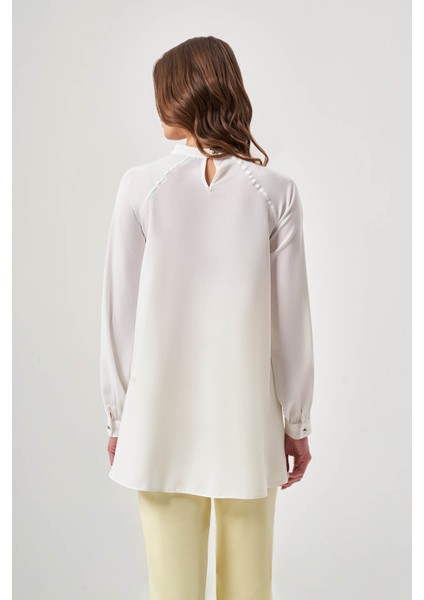 Piliseli Parçalı Ekru Tunik fırsatları