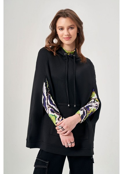 Pelerin Siyah Sweatshirt