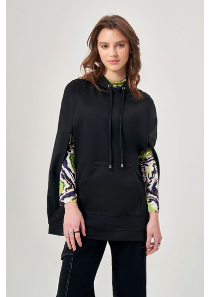 Pelerin Siyah Sweatshirt fırsatları