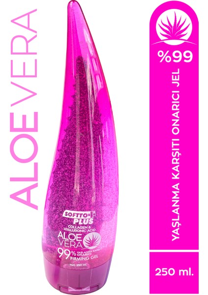 Kolajen ve Hyalüronik Asid Özlü Aloe Vera Jel 250 ml