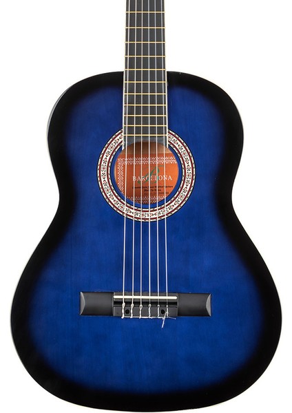 Lc 3600 Bb / 3/4 Junior Blue Black Sunburst Klasik Gitar