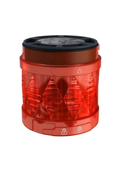 Electric XVUC24, 60 mm Çaplı Aydınlatmalı LED Ünitesi - Sabit - Kırmızı - IP65 - 24 V