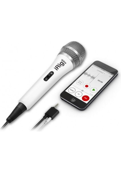 Irig Voice White Karaoke Mikrofonu Ios & Android