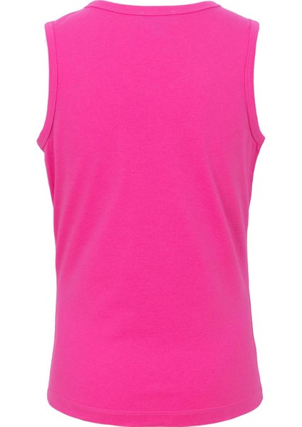 Baskılı Yırtmaçlı Kız Çocuk Sıfır Kol T-Shirt fiyatları
