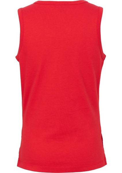Baskılı Yırtmaçlı Kız Çocuk Sıfır Kol T-Shirt fiyatları