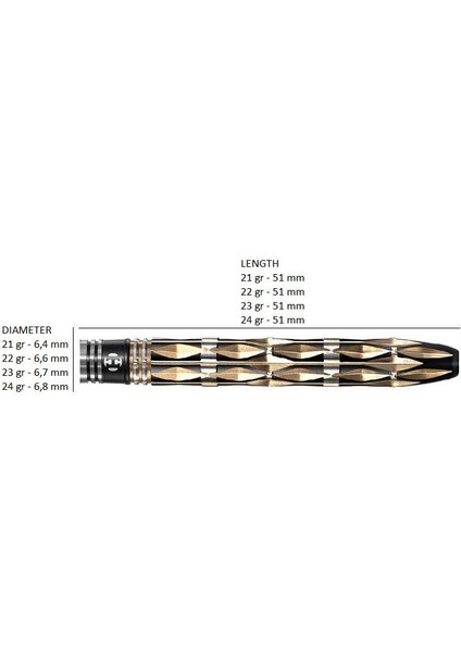 Imperial Diamond %90 Tungsten Dart Oku modelleri