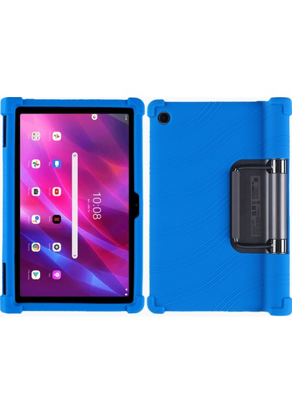 Lenovo Yoga Tab 11 Inç Tablet Kılıfı Standlı Düşme Önleyici Silikon Kılıf (Yurt Dışından)