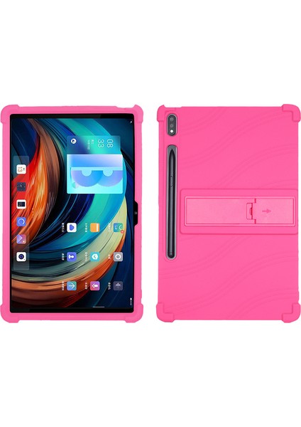 Lenovo Xiaoxin Pad PRO12.6 Inç Tablet Pc Koruyucu Kılıf P12 Düşmeyi Önleyici Braket Silikon (Yurt Dışından)