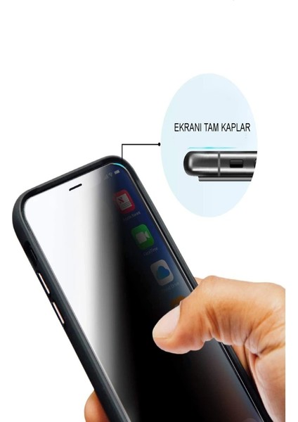 Efnan Store Samsung Galaxy A54 Tam Kaplayan Privacy Hayalet Temperli Ekran Koruycu Cam