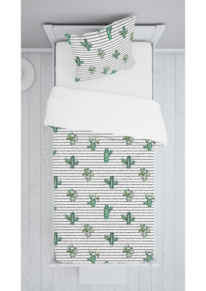 Evmila Dekoratif Desenli Çocuk Yatak Örtüsü