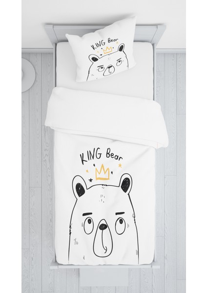 Evmila Dijital Baskı Sevimli Hayvanlar Kadife Örtü Yastık Seti 852