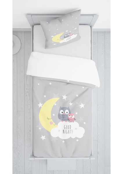 Evmila Baykuşlu Model Kadife Dekoratif Örtü 124