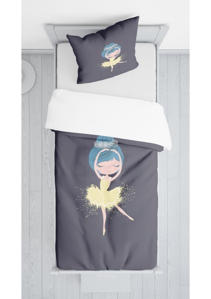 Evmila Balerin Model Kadife Dekoratif Örtü 160