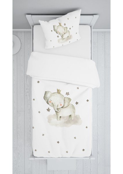 Evmila Dekoratif Fil Desenli Çocuk Yatak Örtüsü fiyatları