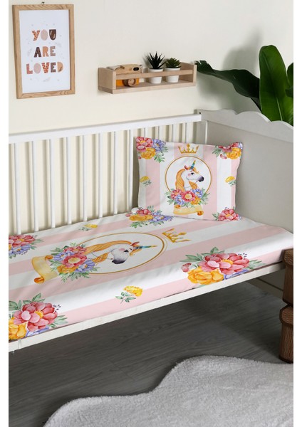 Unicorn Desenli Kadife Dekoratif Bebek Beşik Örtüsü fiyatları