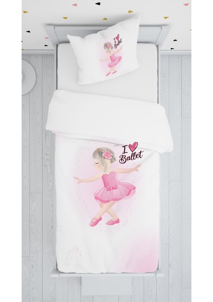 Evmila Dekoratif Desenli Çocuk Yatak Örtüsü