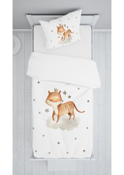 Evmila Dekoratif Aslan Desenli Çocuk Yatak Örtüsü fiyatları