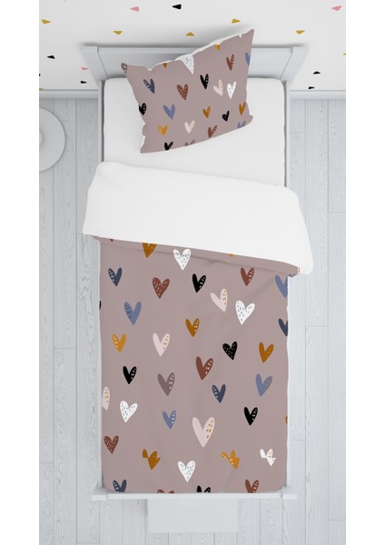 Evmila Dekoratif Desenli Çocuk Yatak Örtüsü