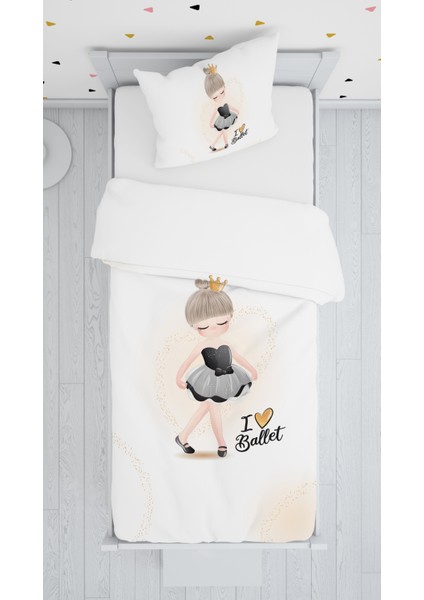 Evmila Dekoratif Desenli Çocuk Yatak Örtüsü