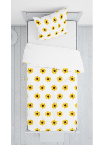 Evmila Dijital Baskılı Çiçekli Kadife Örtü Yastık Seti Lldcfp 88