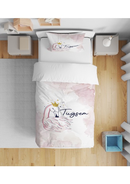 Evmila Dekoratif Desenli Çocuk Yatak Örtüsü