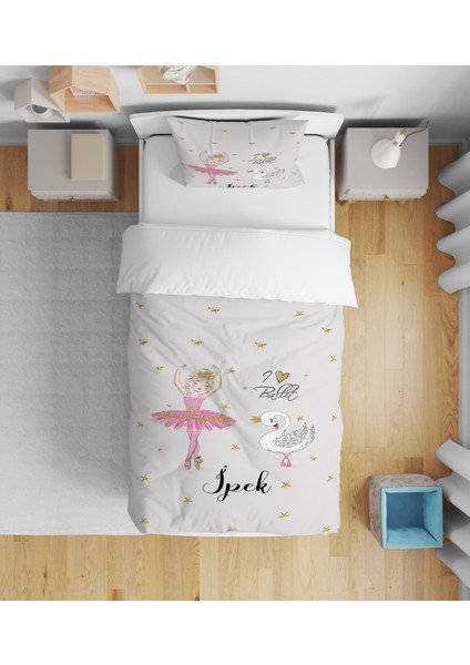 Evmila Dekoratif Desenli Çocuk Yatak Örtüsü