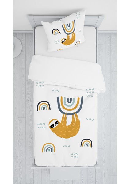 Evmila Tembel Hayvan Kadife Dekoratif Örtü 259